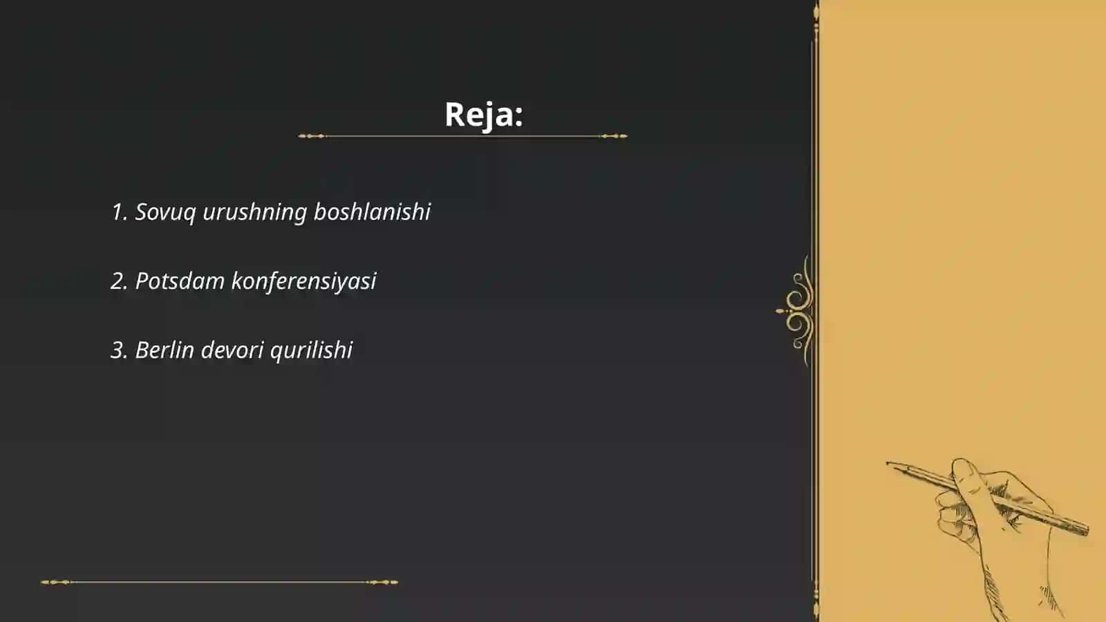 AQSh va Yevropa davlatlarida sovuq urush davrda 2