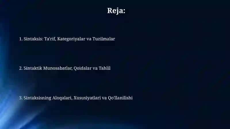 Sintaksis sozlarning grammatik bog'lanishi 2