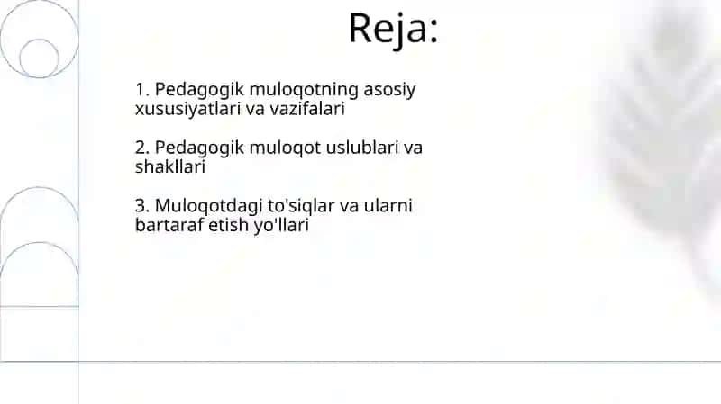 Pedagogik muloqotning o'ziga xos xususiyatlari va funksiyalari 2