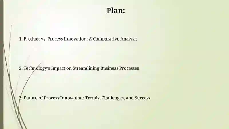 Presentation on Product vs. Process Innovation 2