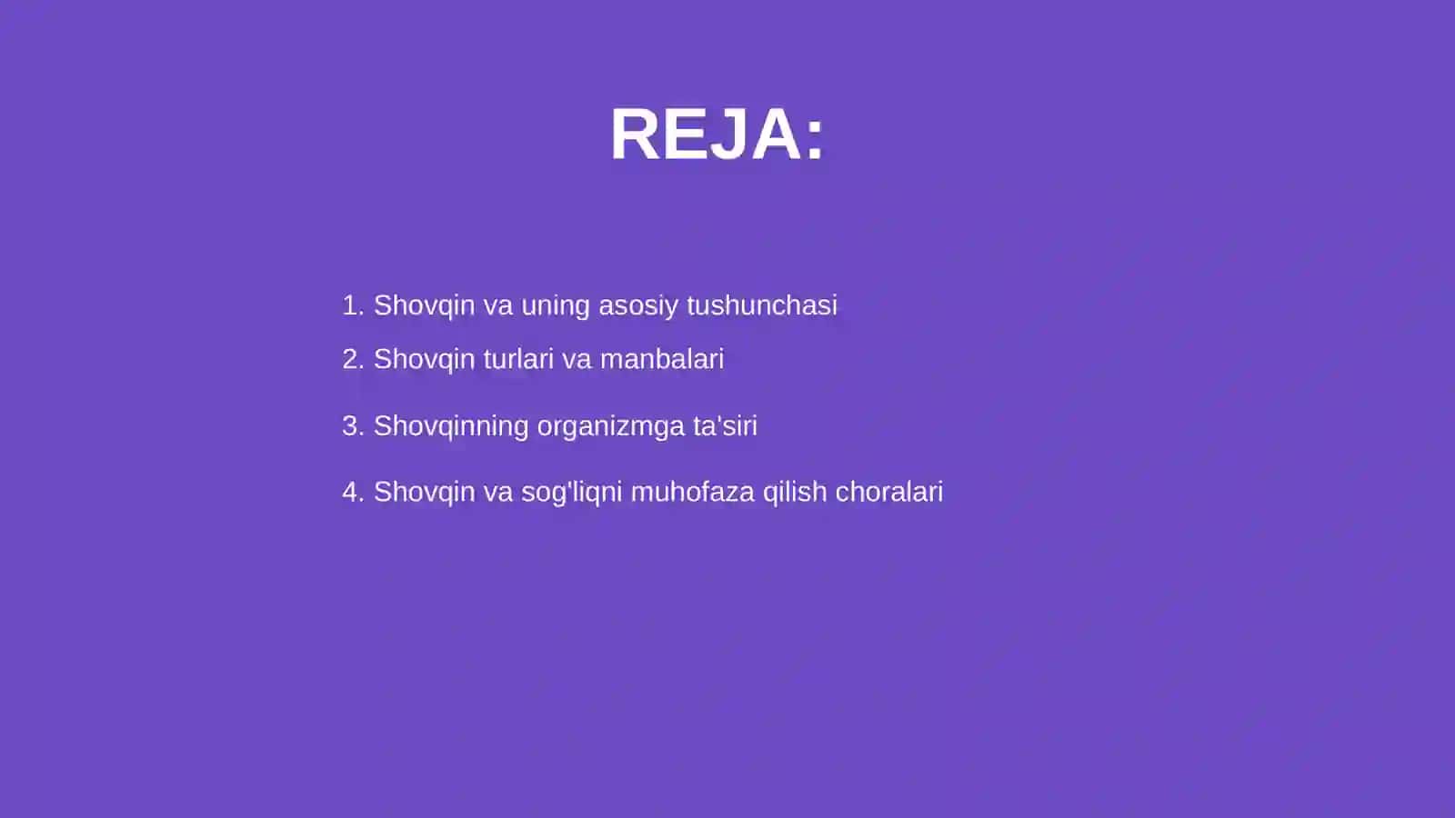 Shovqin va uning trik organizimlarga tasiri 2