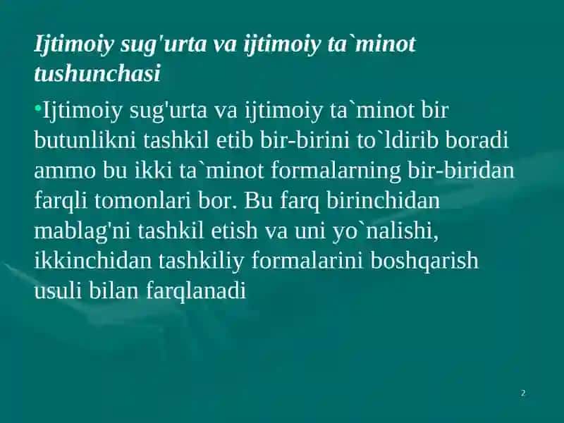 Mehnat qobiliyatini aniqlash bo`yicha vrachlik ekspertizasi 2