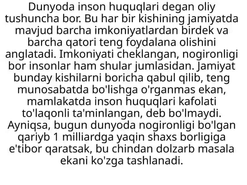 Inklyuziv va birgalikda o'qitish 2