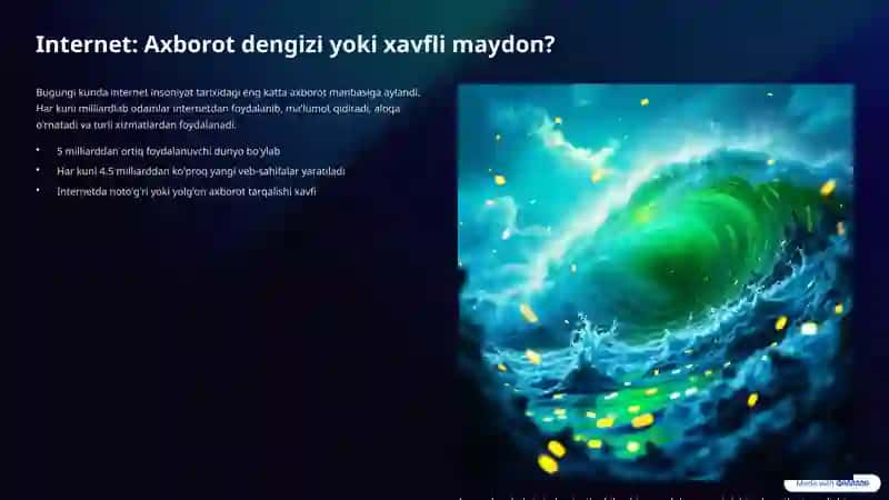 Internetdan samarali foydalanish va axborotning ishonchliligini baholash 2