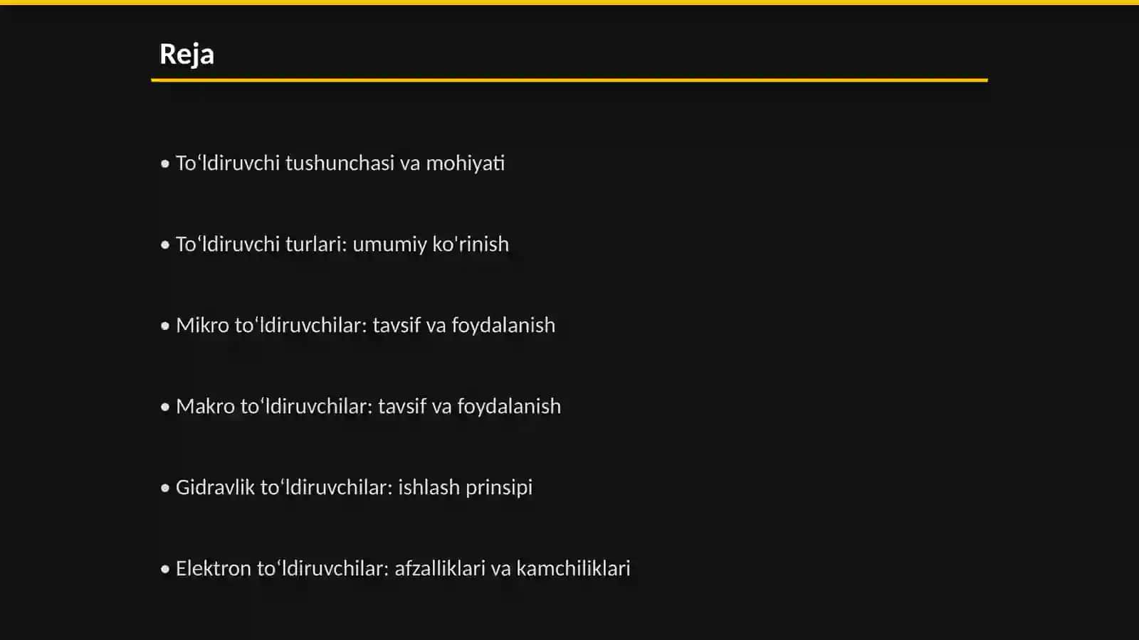 Toʻldiruvchi va uning turlari 2