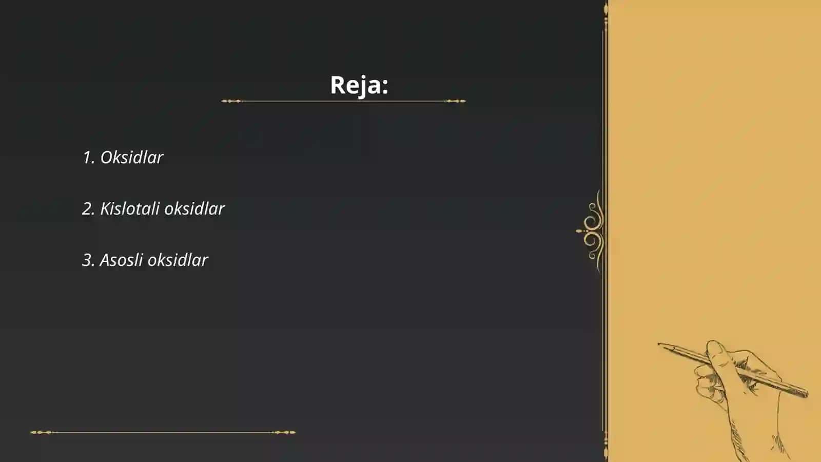 Anorganik birikmalarning eng muhim sinflari 2