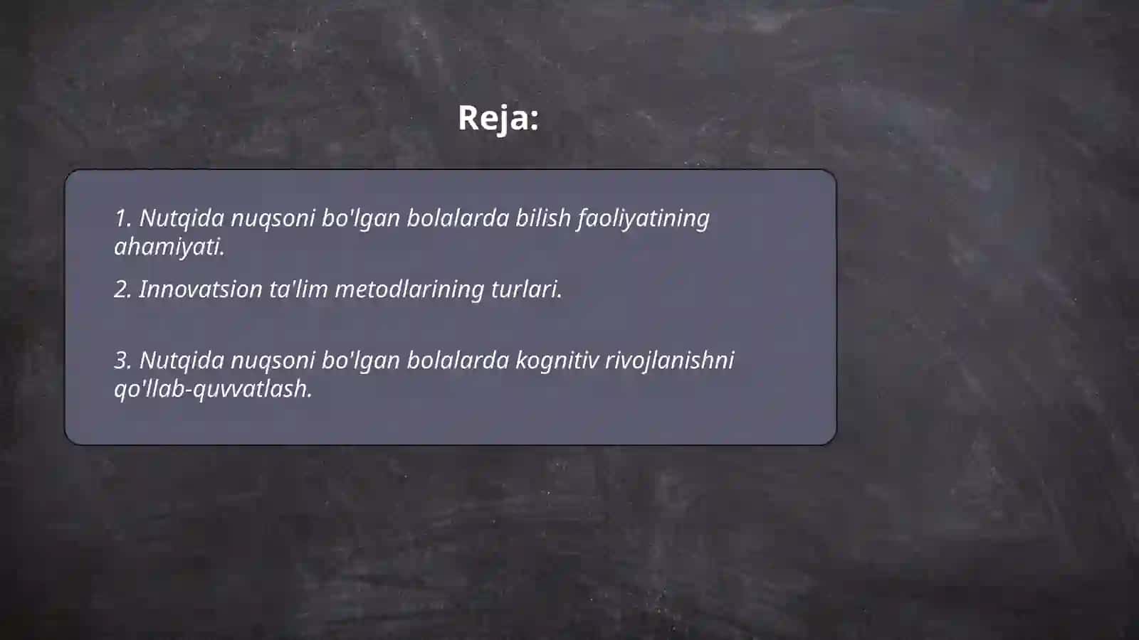 Nutqida nuqsoni bolgan bolalarning bilish faoliyatini rivojlantirishda inovatsion metodlar 2