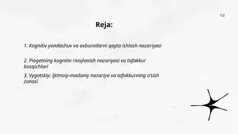 Tafakkur borasidagi psixologik nazariyalar 2