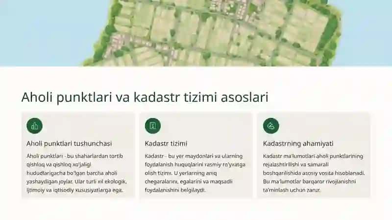 Aholi punktlarining ekologik, ijtimoiy va iqtisodiy ahamiyati 2