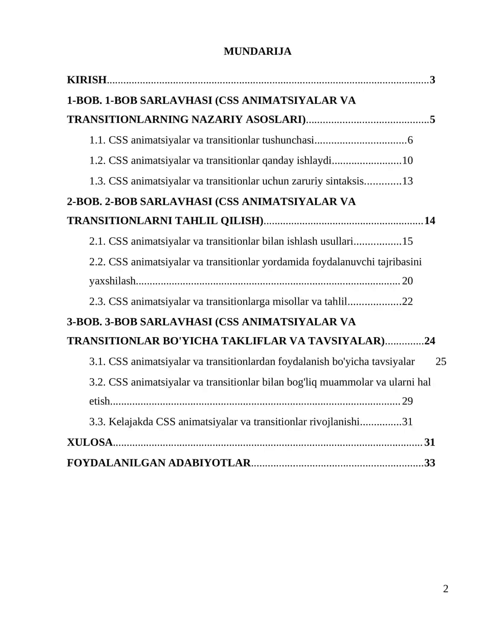 CSS animatsiya va transition 2