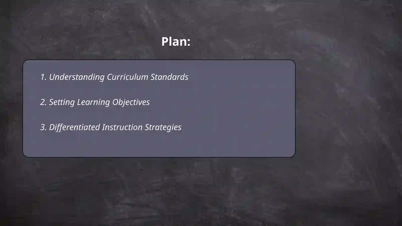 Lesson planing 2