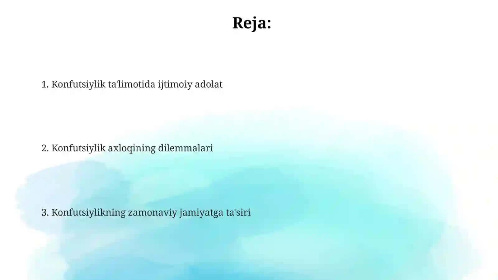 Konfutsiylik ta'limotidaijtimoiy-axloqiymasalalar 2