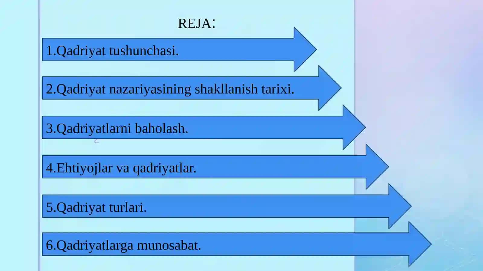 Qadriyatlar falsafasi (aksiologiya) 2