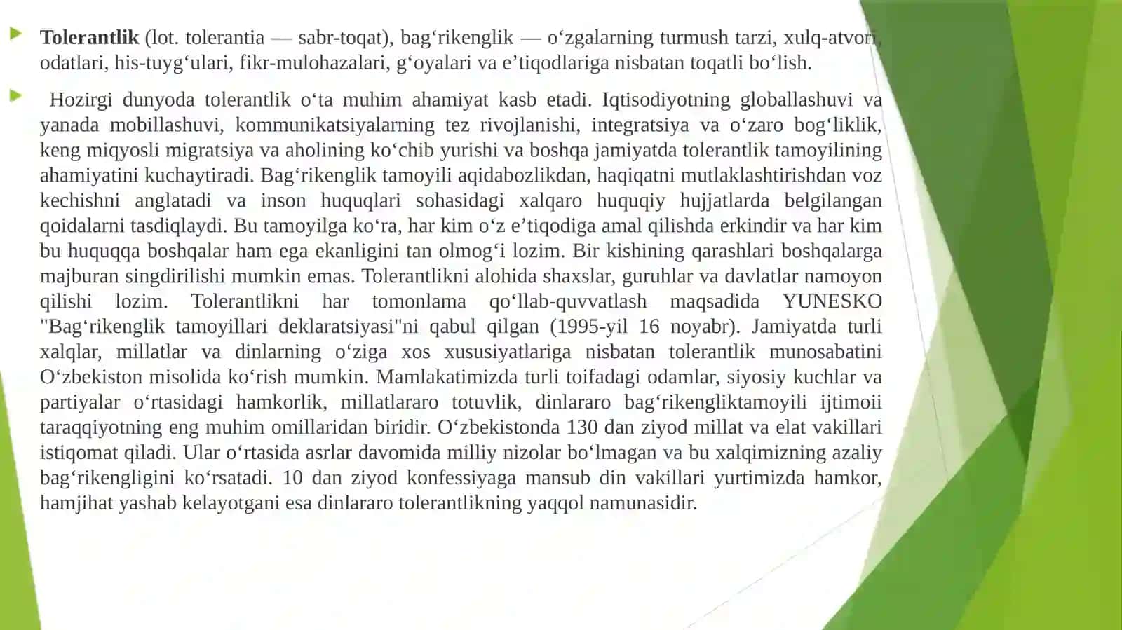 PEDAGOGIK KONFILEKTOLOGIYADA TOLERANTLIK TUSHUNCHASI VA MEDIATSIYA QOIDALARI 2