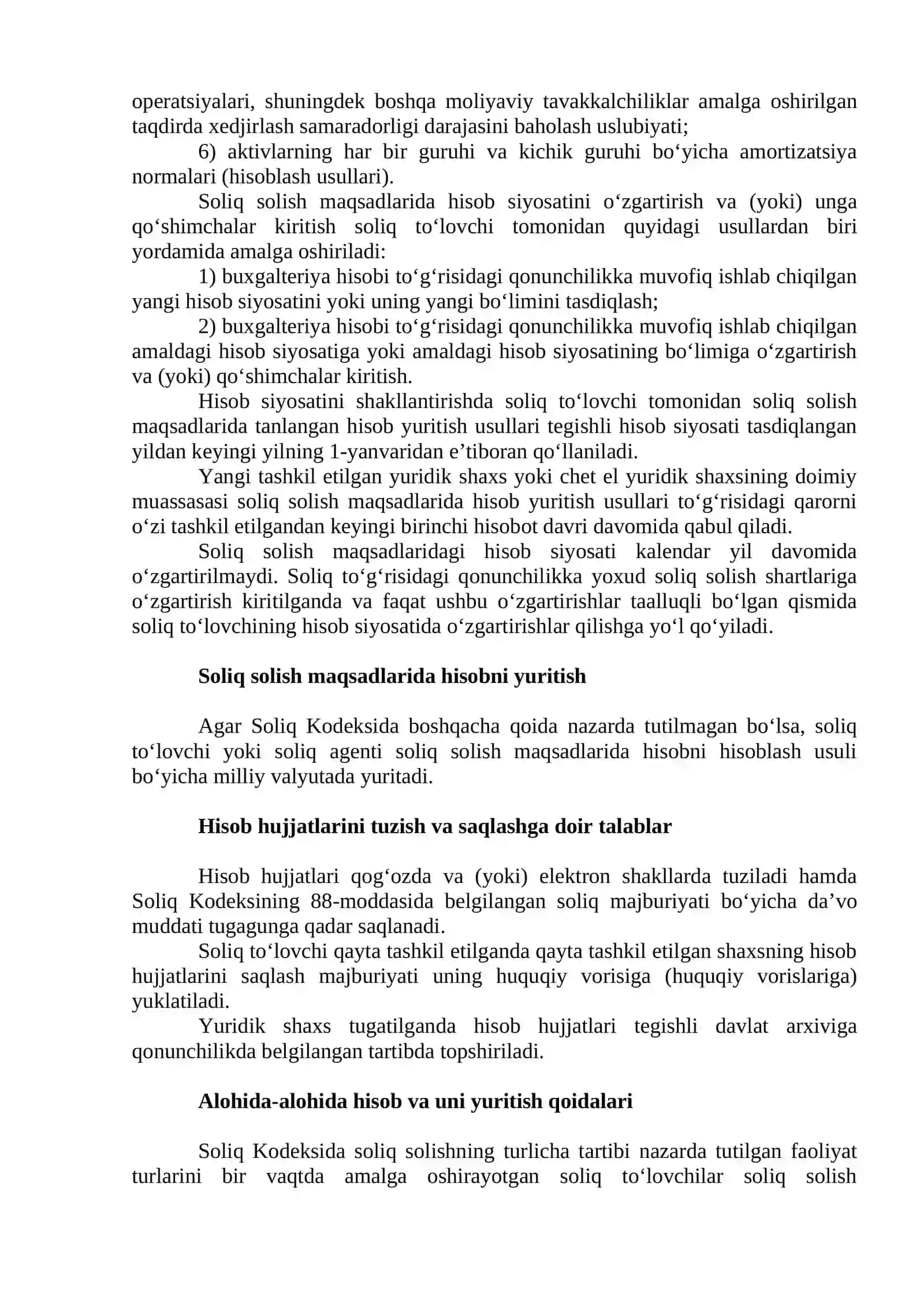 SOLIQ HISOBI VA SOLIQ HISOBOTI 2