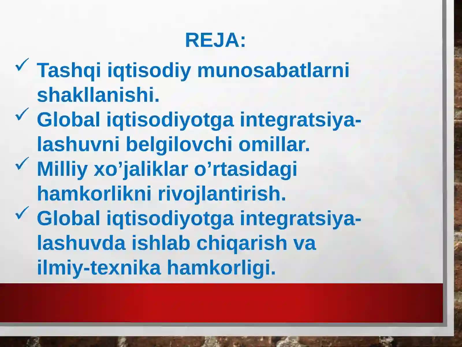 Jahon iqtisodiyotini globallashuvi muammolarining oqibatlari va hal etish yoʻllari 2