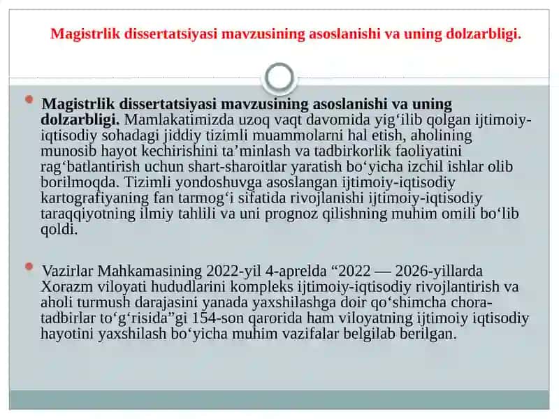 Qishloqma’muriytumanlariningyirikmasshtabliijtimoiy-iqtisodiykartalarinituzish 2