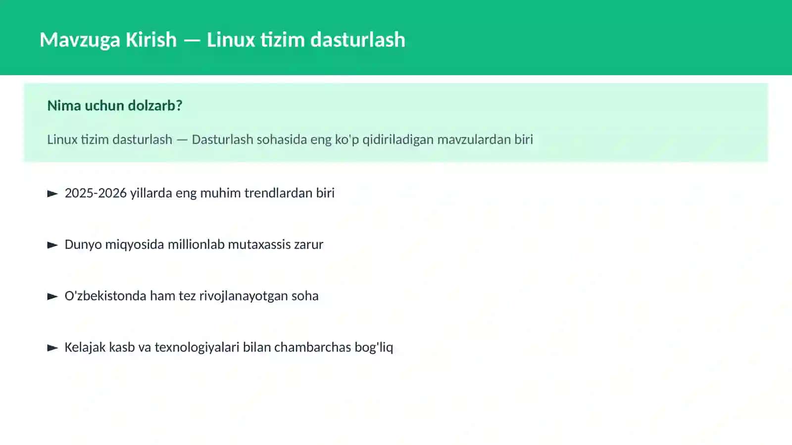 C++ VA TIZIM DASTURLASH 2