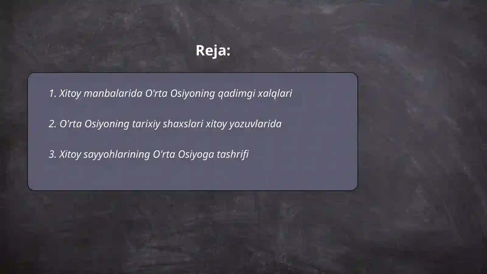 O'rta Osiyoning qadimgi aholisi haqida xitoy manbalari 2