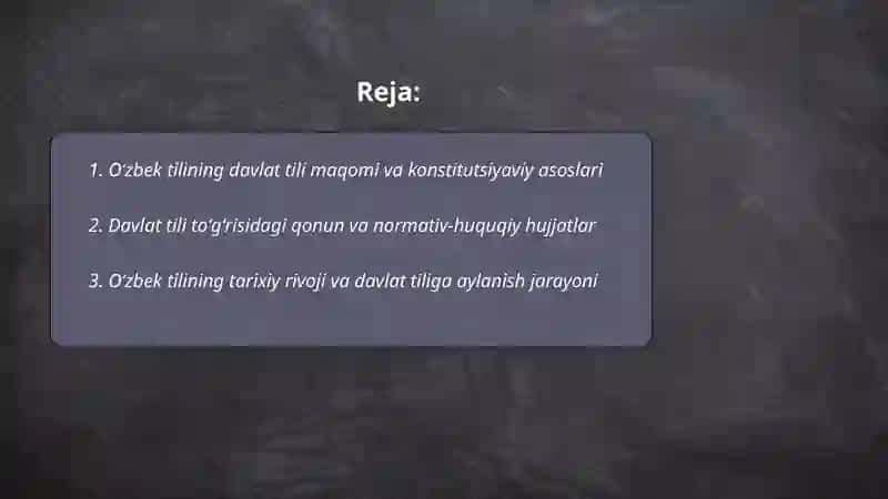 Oʻzbek tili-Davlat tili 2