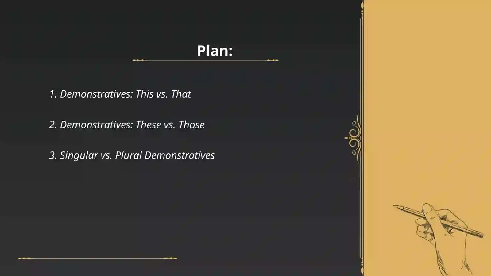 Demonstratives: This vs. That 2