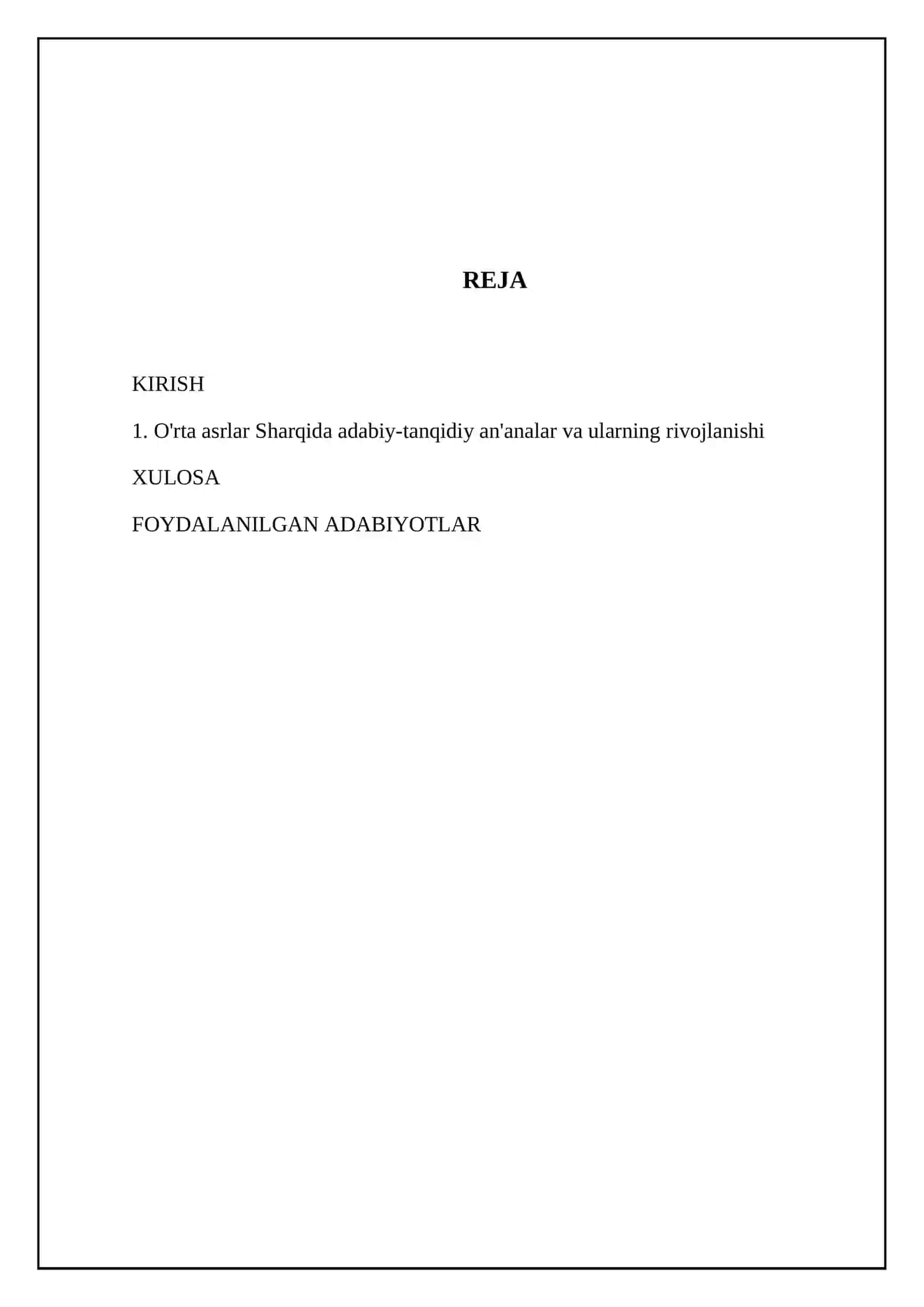 Sharq klassik adabiyotida adabiy-tanqidiy fikrlar taraqqiyoti 2