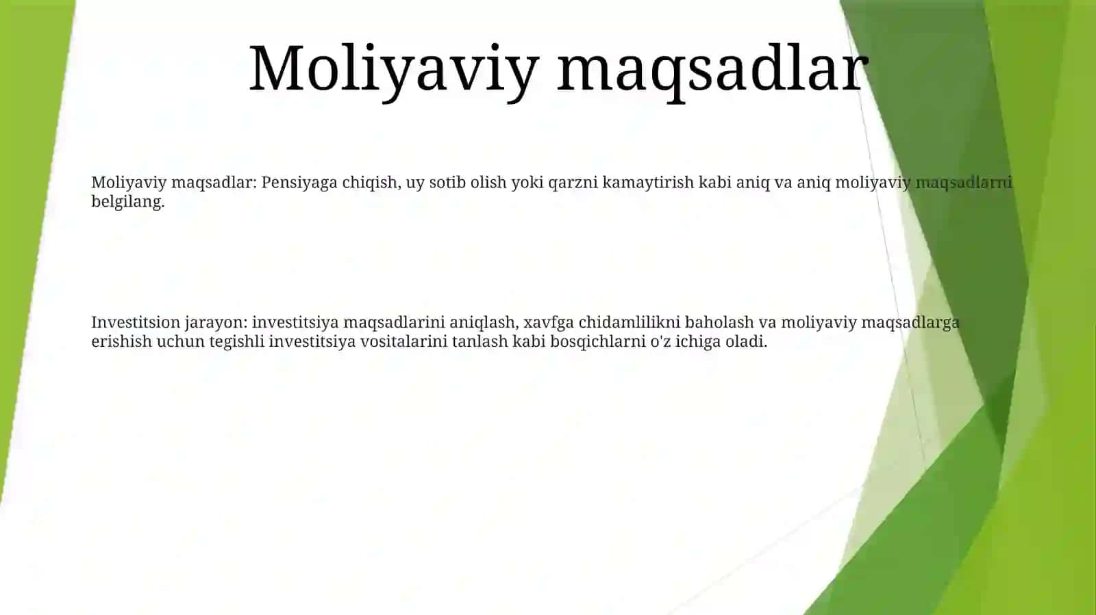 Invistitsion Jarayon Va UningTarkibiyQismi 2