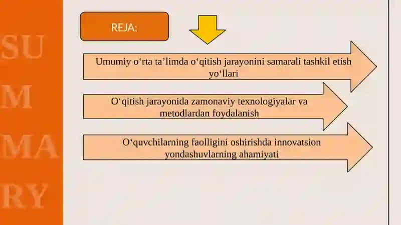 Umumiy o’rta ta’lim maktablarida o’qitish jarayonlarini tashkil etishga doir zamonaviy yondashuvlar 2