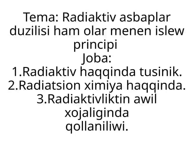 Radiaktivlik 2