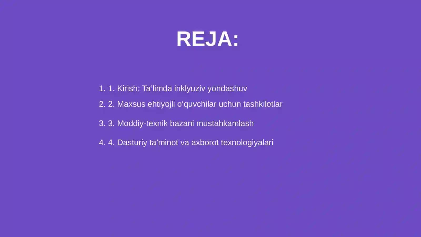 Imkoniyati Cheklangan O'quvchilar Uchun Taʼlim 2