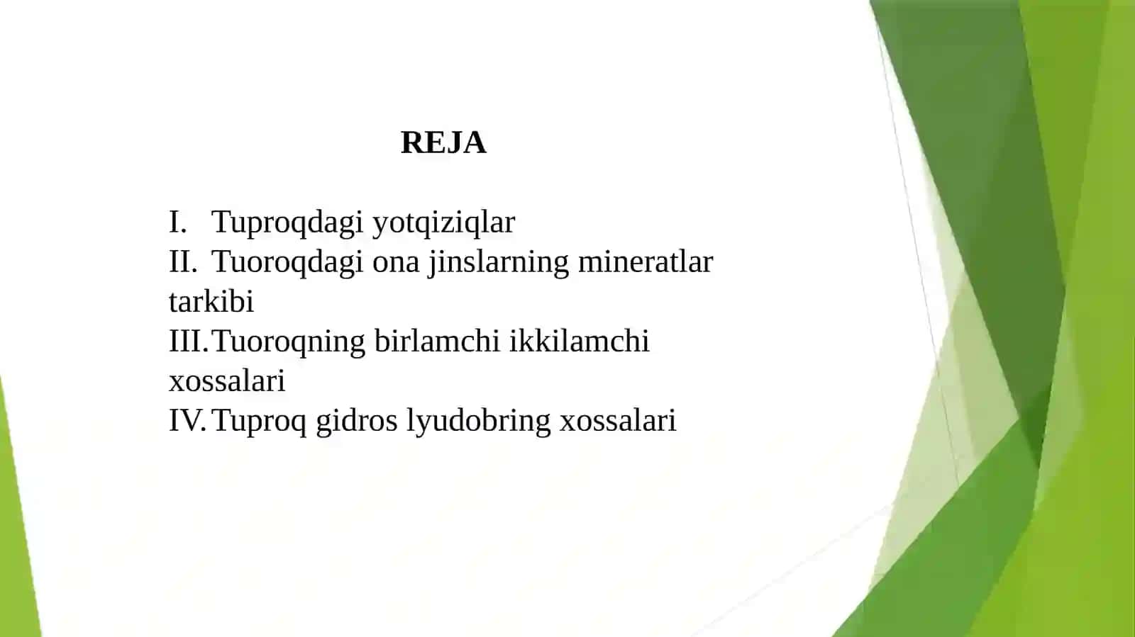 Tuproqning minerologik tarkibi 2