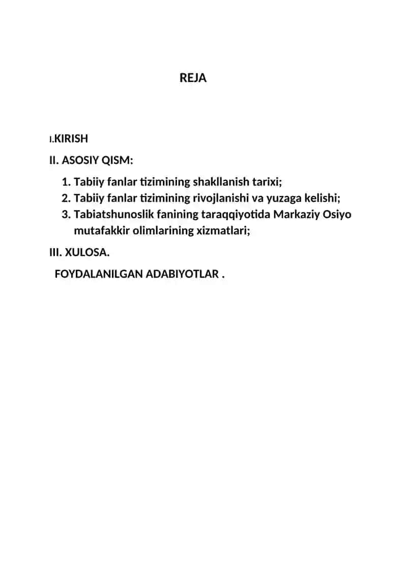 Tabiiy Fanlar Oʻqitish Metodikasi 2