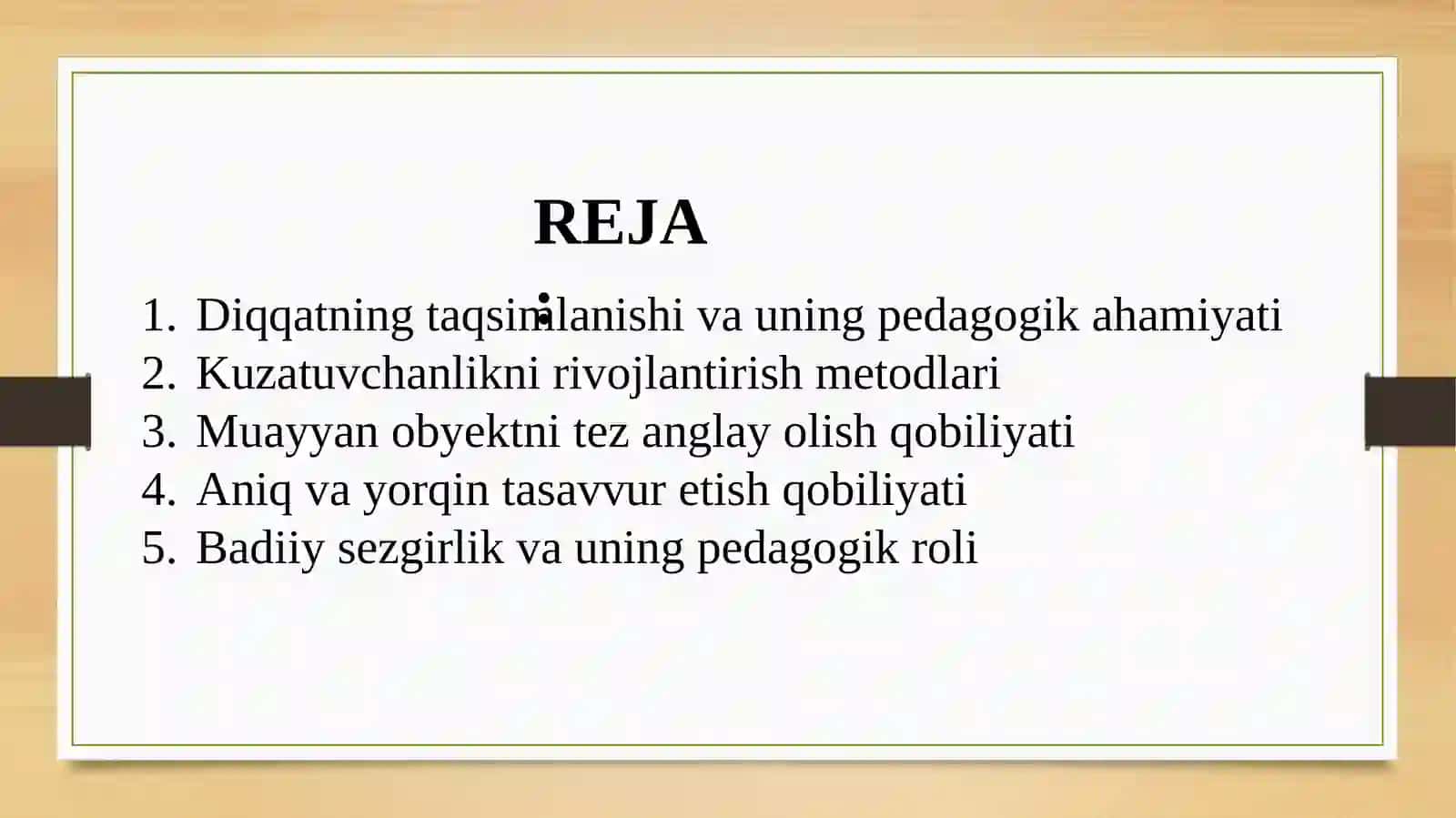 taqdimotShare Diqqatning taqsimlanishi, kuzatuvchanlik, muayyan obyektni tez anglay olish, ani.pptx 2