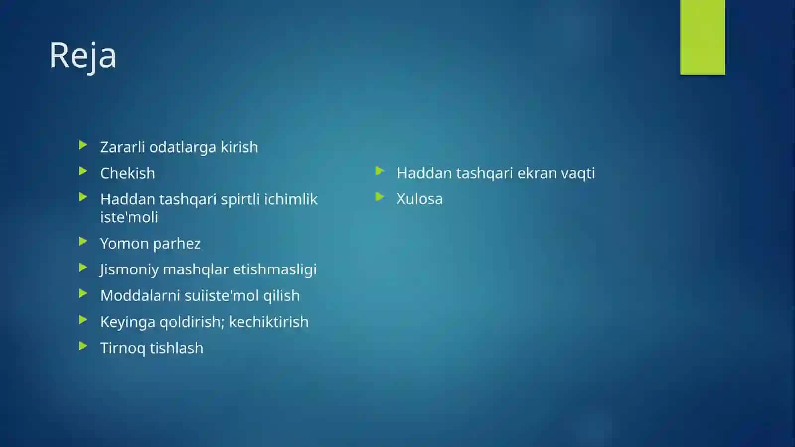 Zararli odatlar 2