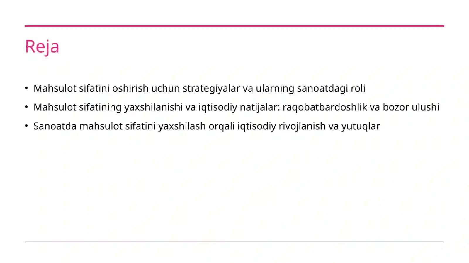 Sanoatda mahsulotlar sifatini oshirish va uning iqtisodiy natijalari 2