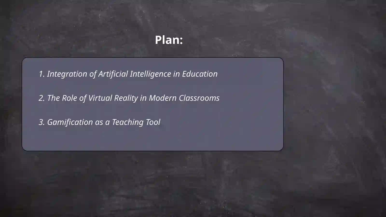 Integration of Artificial Intelligence in Education 2