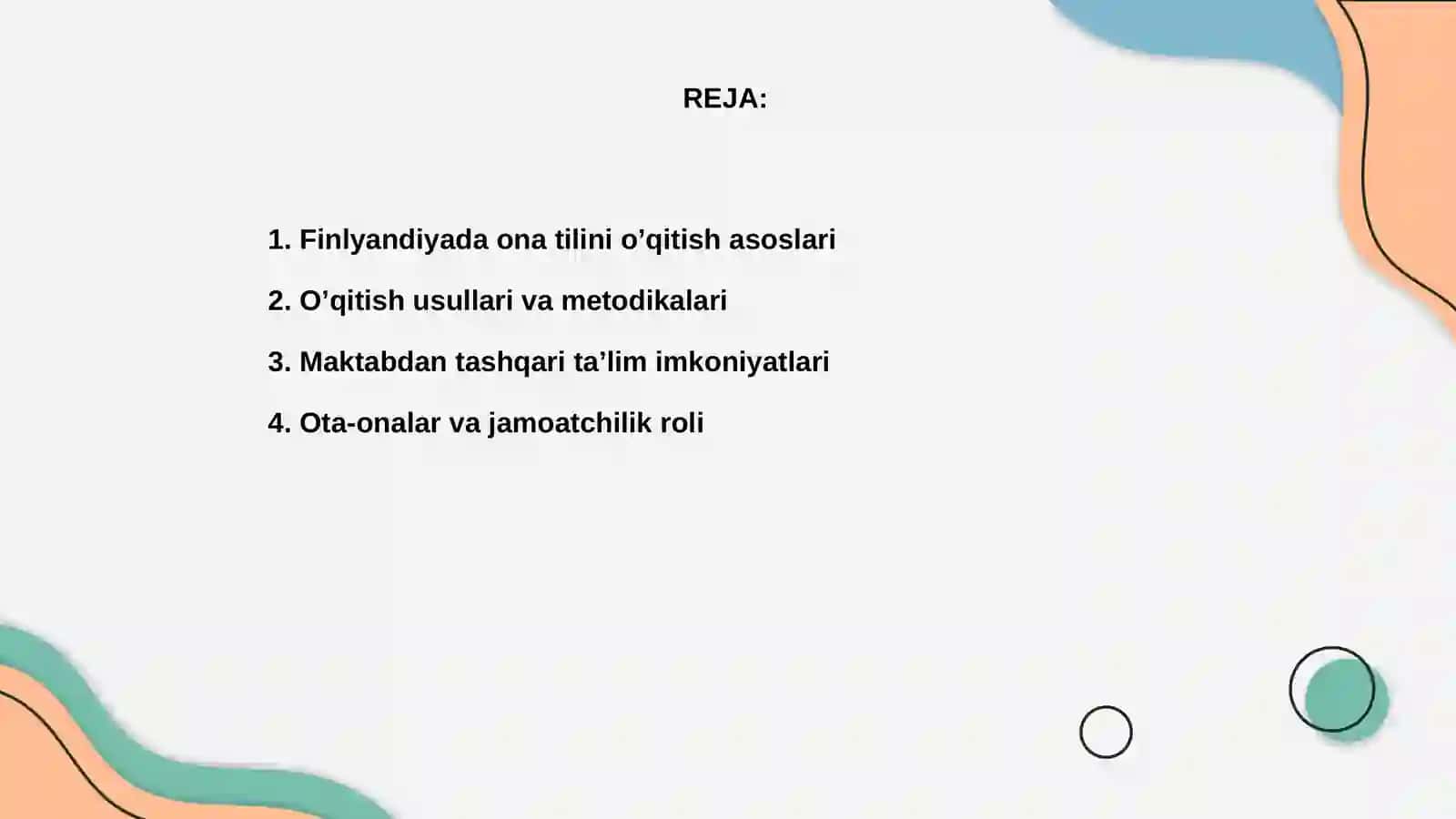 Finlandiya davlatida ona tilini o’qitish qanday? 2