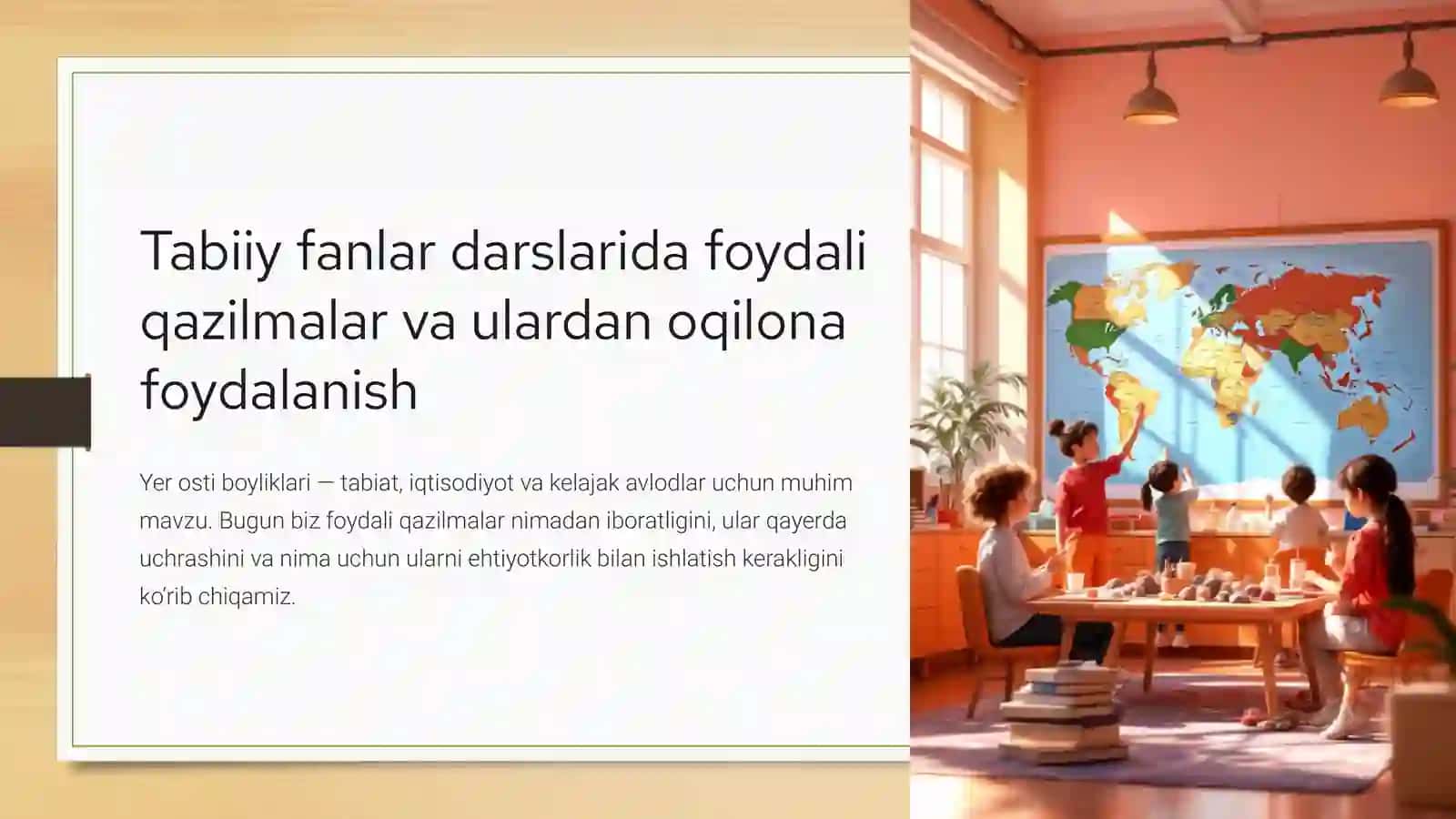 Foydali Qazilmalar va Ulardan Oqilona Foydalanish 2