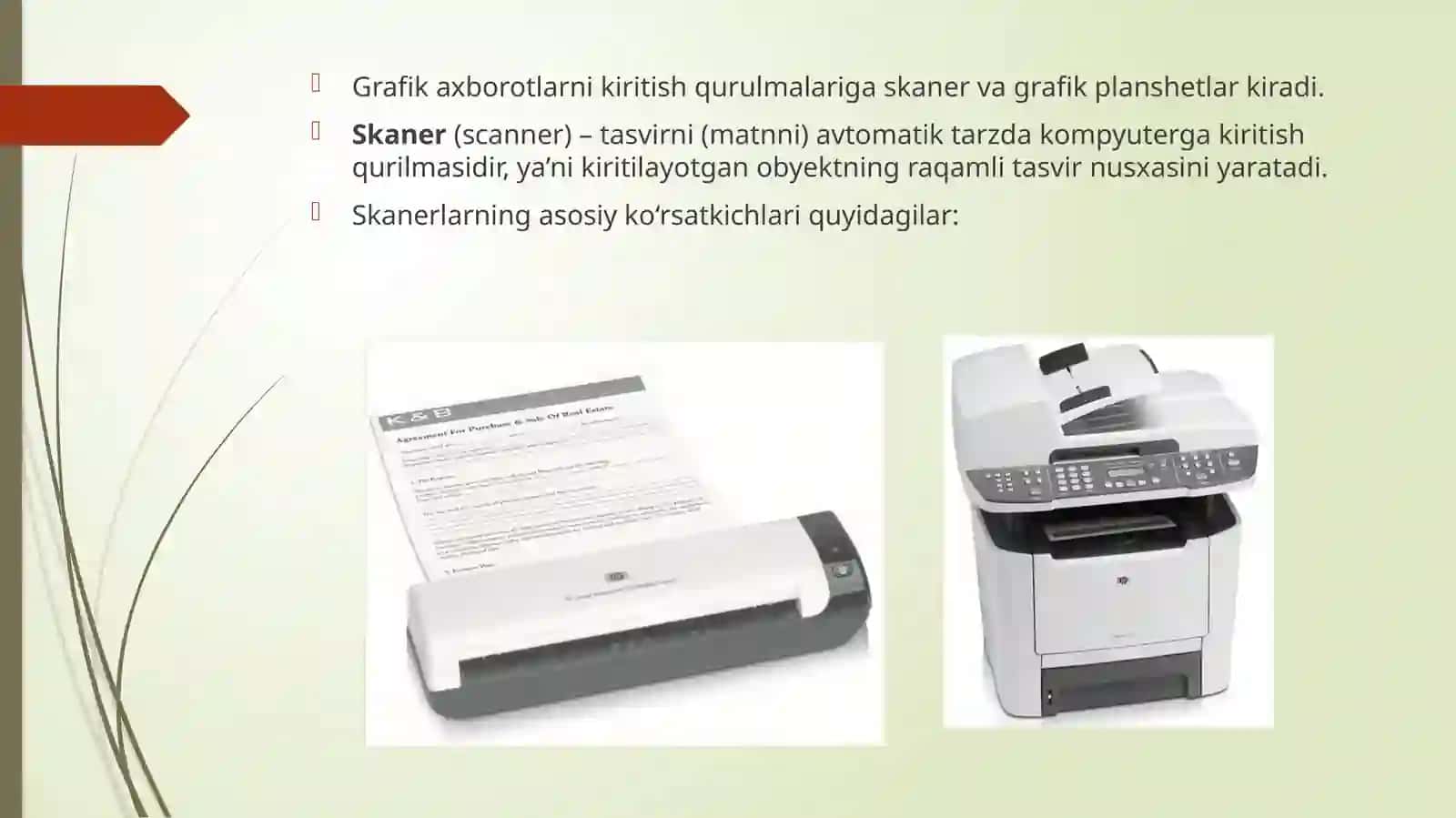 Grafik axborotlarni kiritishning maxsus vositalari 2