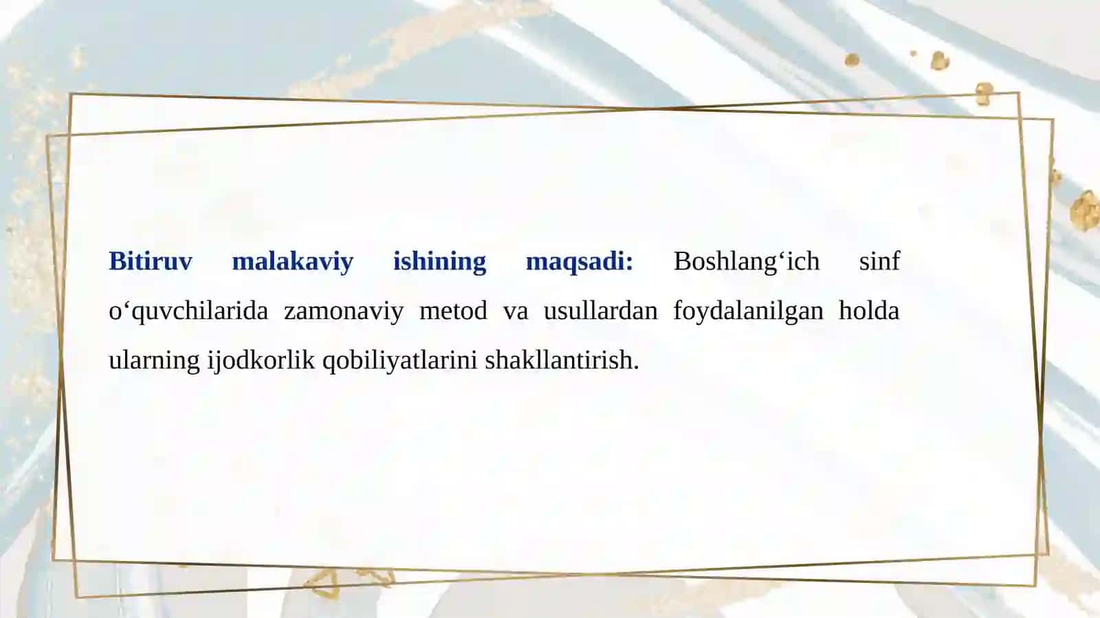 Boshlang‘ich sinf o‘quvchilarida ijodkorlik qobiliyatini shakllantirish 2