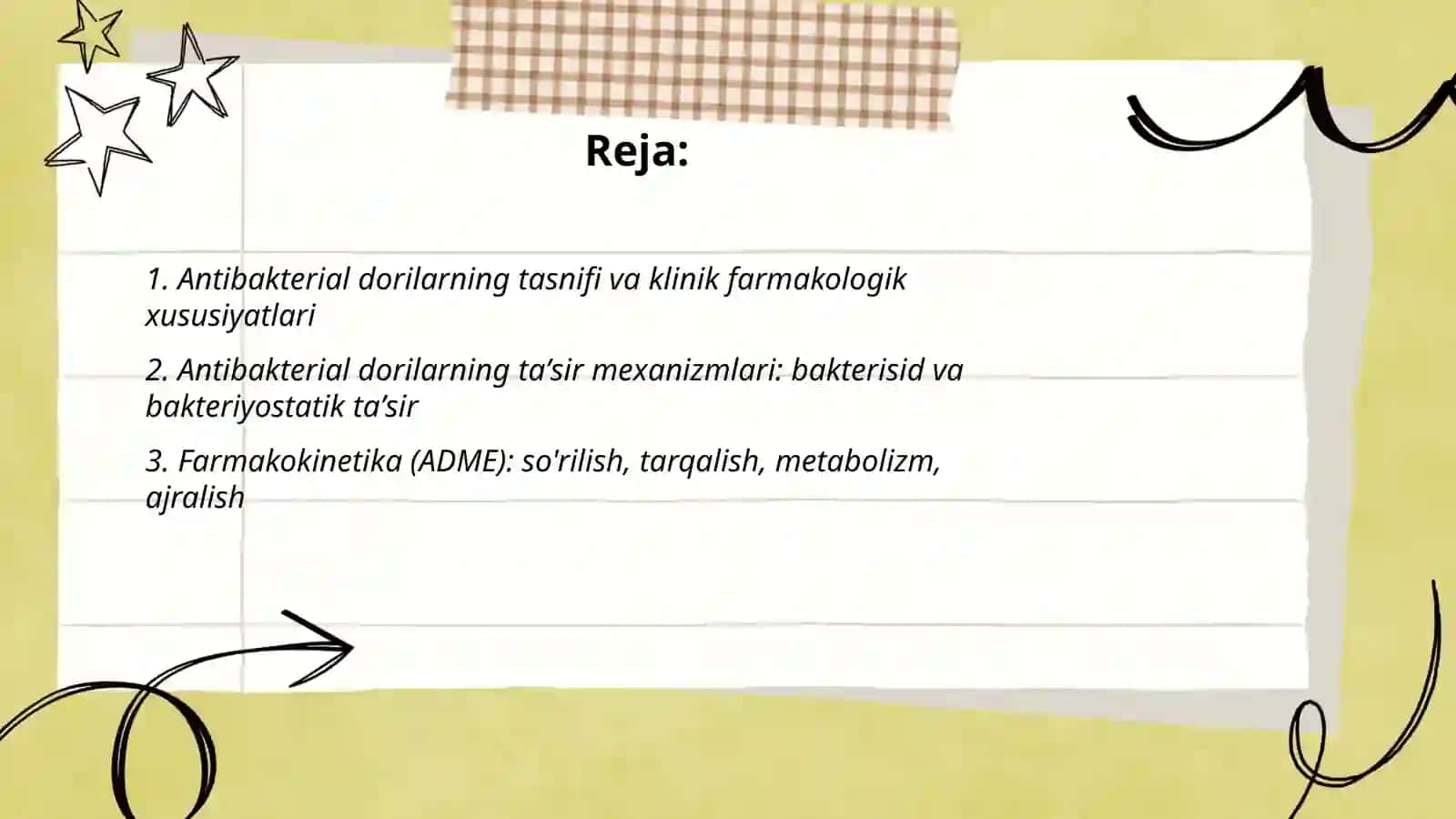 Antibakterial dori vositalarining klinik farmakologiyasi 2