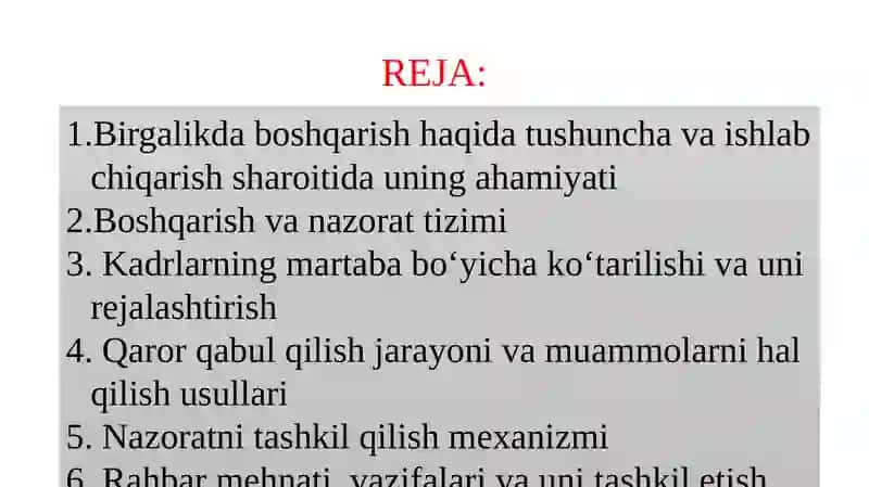 INSON RESURSLARINI BOSHQARISHDA BOSHQARISH VA NAZORAT 2