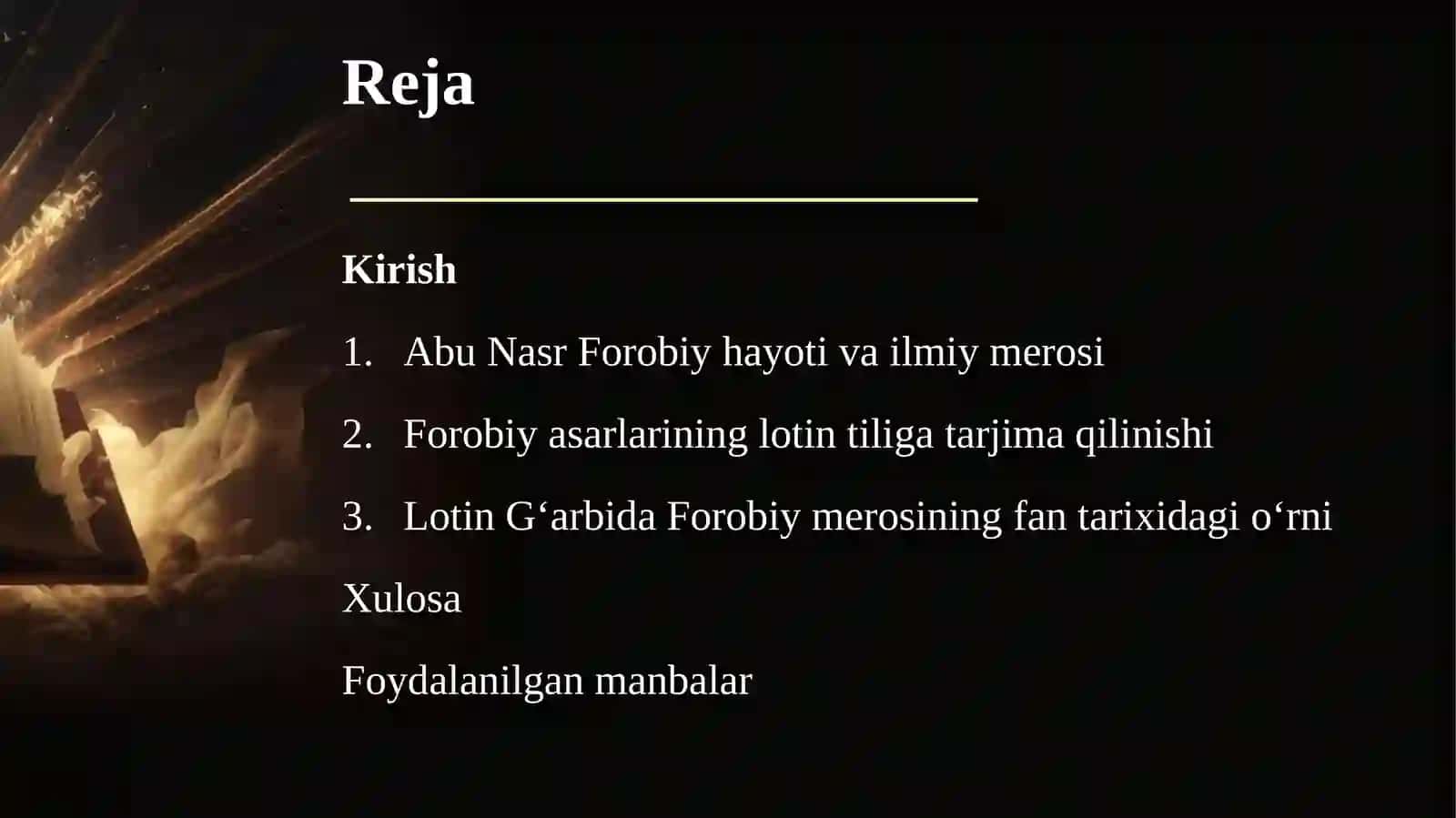 Abu Nasr Forobiyning lotin tiliga tarjima qilingan asarlari va ularning fan tarixidagi 2