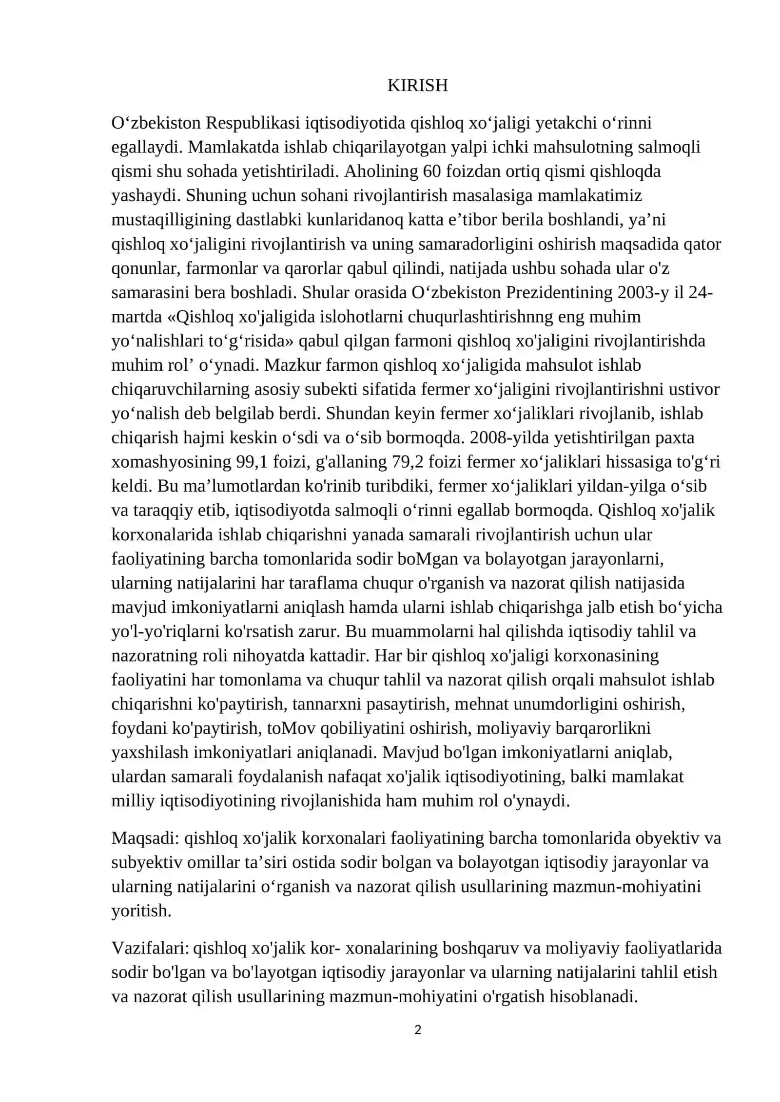 KORXONALAR FAOLIYATINI BAHOLASHDA MOLIYAVIY KO’RSATGICHLARNING TUTGAN RO’LI 2