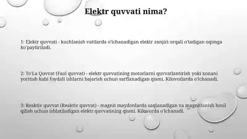 ToʻLa, Aktiv,Reaktiv Quvvat Va Ularning Birliklari 2