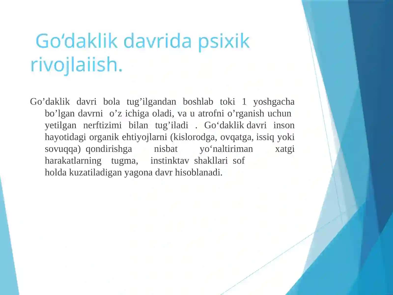 Ilkbolalikdavriningpsixologikxususiyatlarivabilishjarayoni 2
