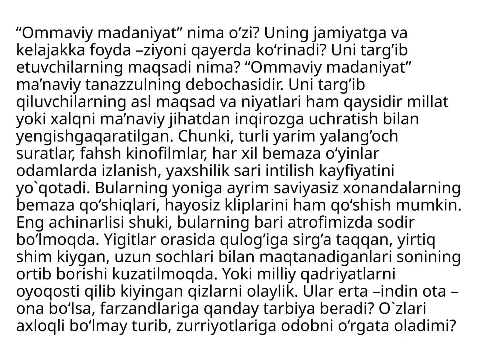 Оmmaviy mаdаniyatni оldini оlishdа milliy g‘оyaning zаrurligi 2