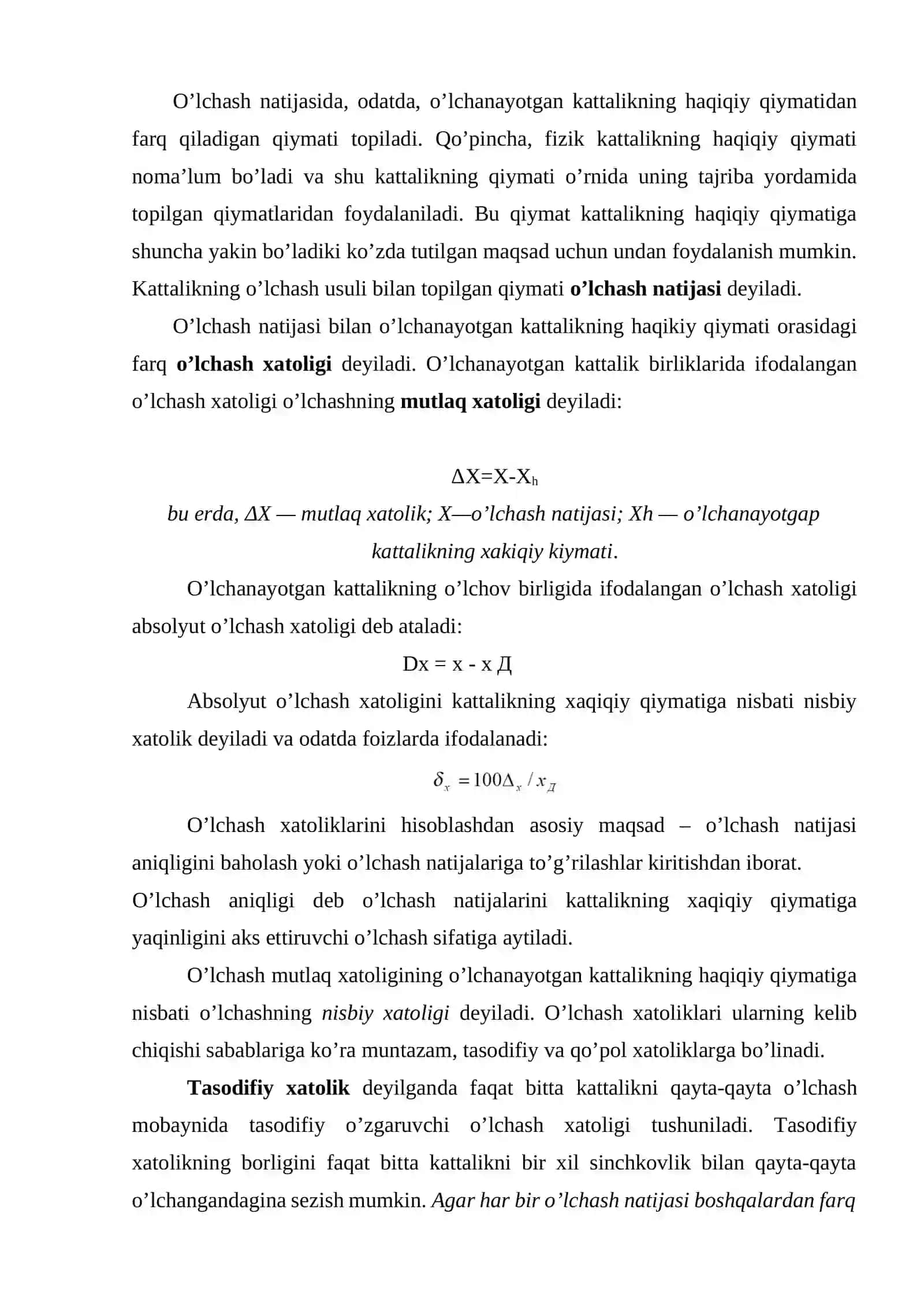 Harorat o'lchash vositalaridagi xatoliklar 2
