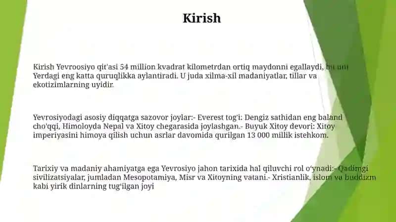 Yevrosiyo Materigining Qo'Riqxona,Davlat Buyurtmaxonasi Hamda Milliy Hog'Lari 2