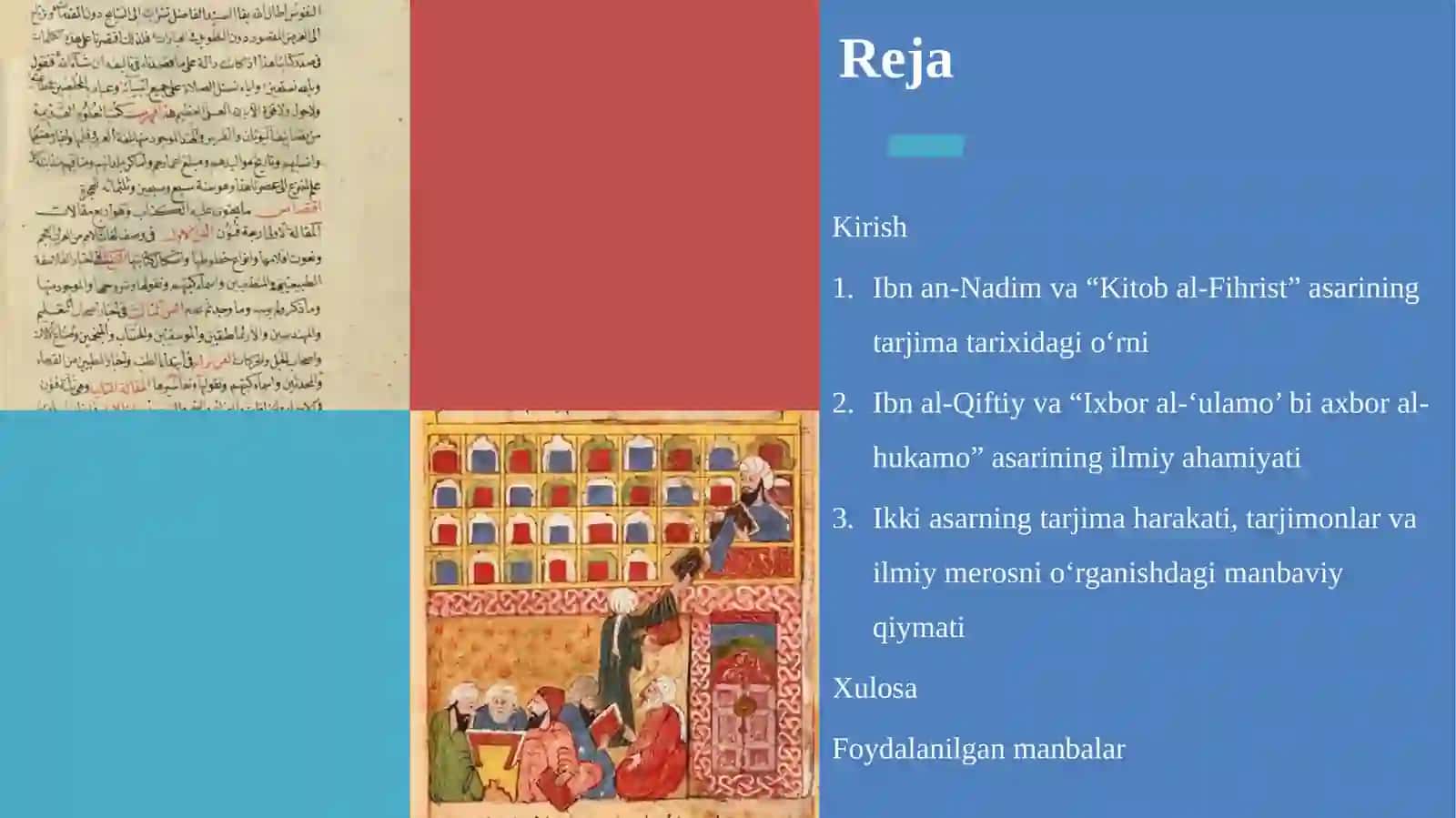 Ibn an-Nadimning “Kitob al-Fihrist” va Ibn al-Qiftiyning “Ixbor al-‘ulamo’ bi axbor 2